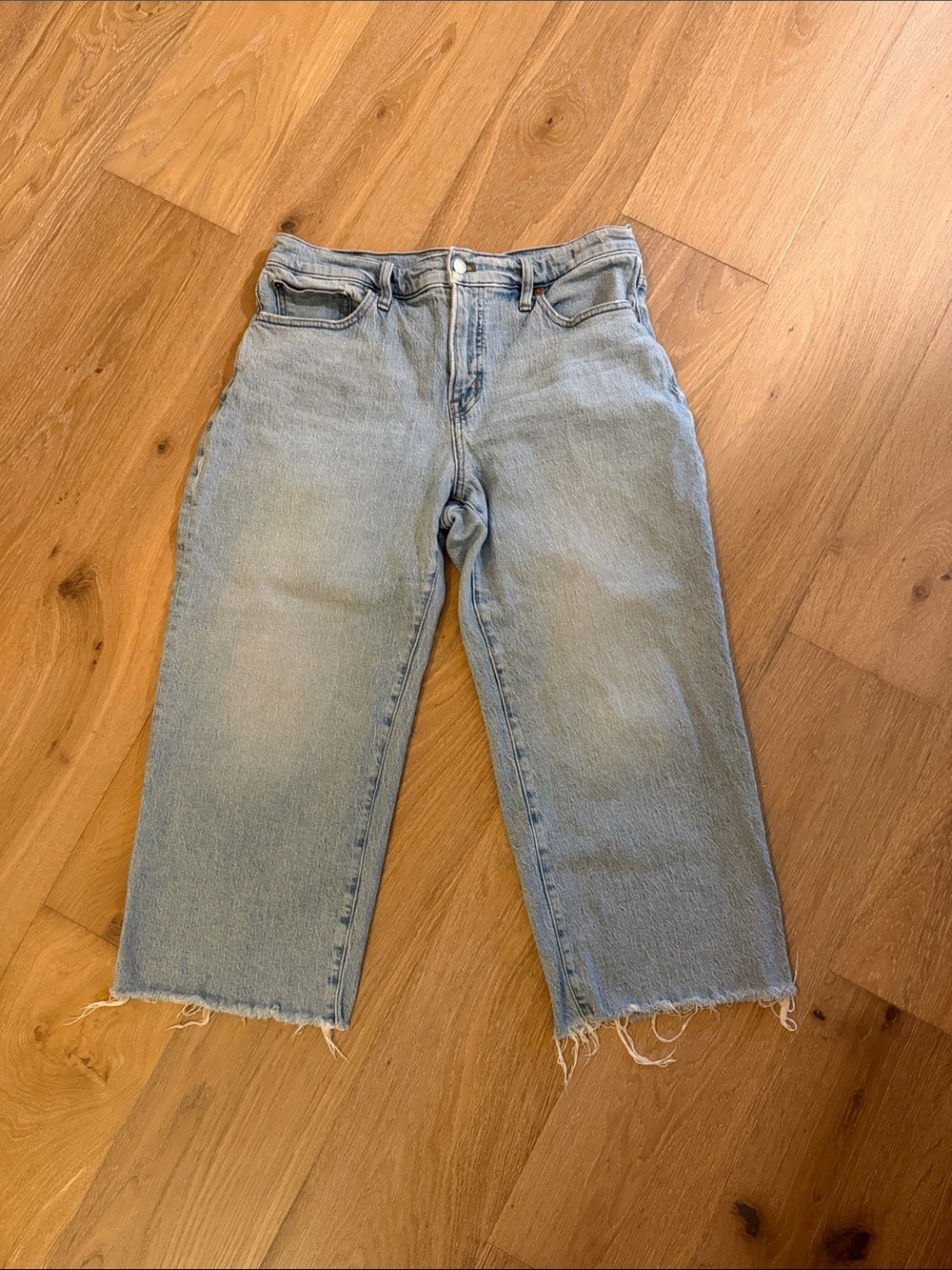 Madewell the perfect vintage wide leg crop jean